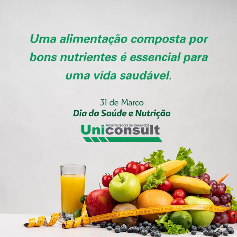 31 De Março Dia Da Saúde E Nutrição Uniconsult